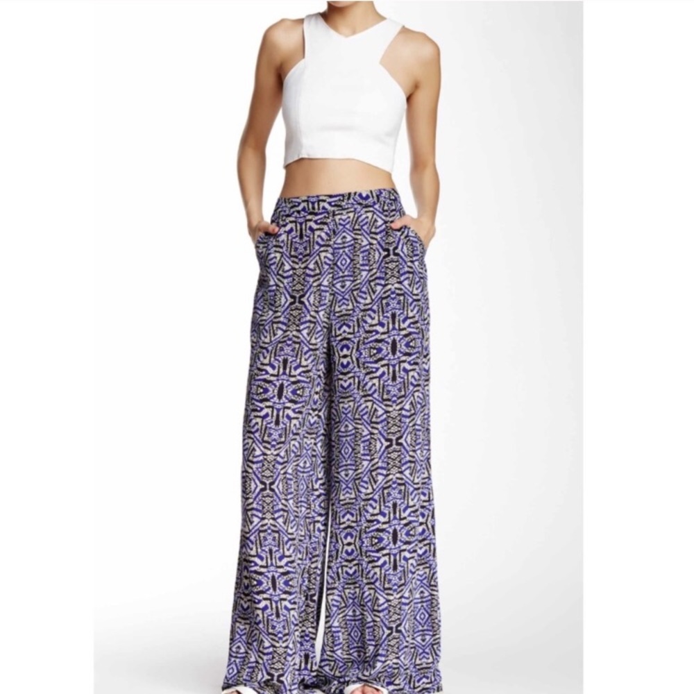 ASTR the Label purple wide leg palazzo pants